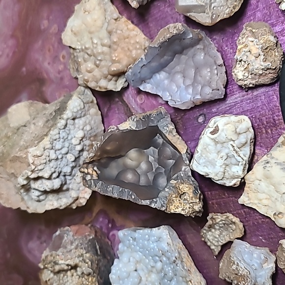 RARE & STUNNING Thumbnail up to Cabinet size 🍇BOTRYOIDAL crystals from Oregon! - Picture 8 of 16